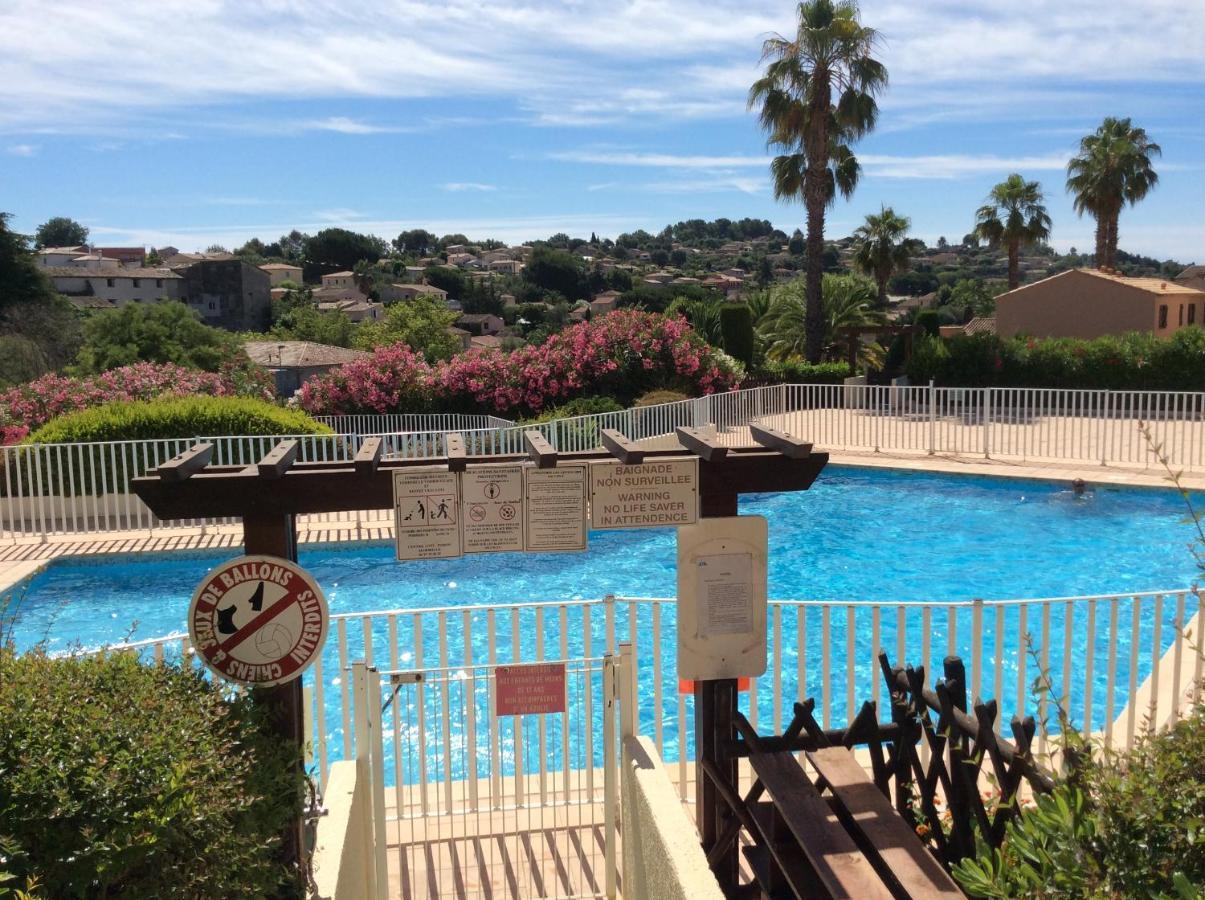 Au calme dans hameau fleuri joli Studio 3 pers piscine parking wi-fi Vence Bagian luar foto